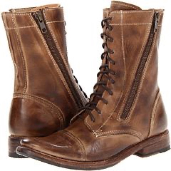 Bedstu Lace Up Boots in Natural - Picture 2 of 12